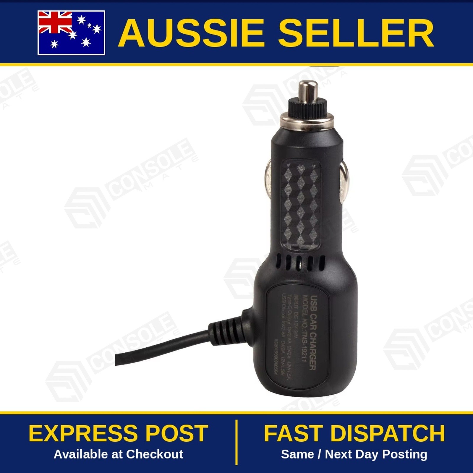 USB-C Car Charger for Nintendo Switch Switch 2 OLED Lite | PD Fast Charge
