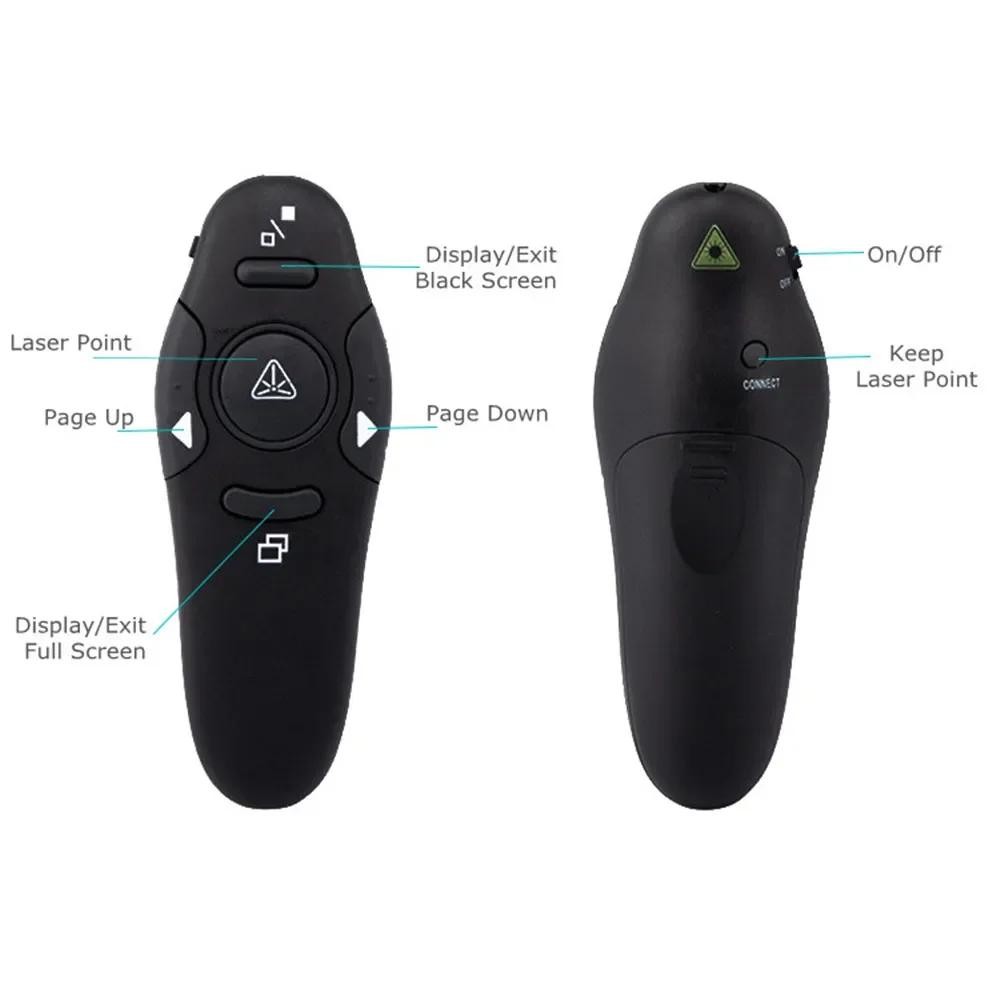 2.4ghz USB Presenter Remote Control Powerpoint Wireless Presentation Remote Cont