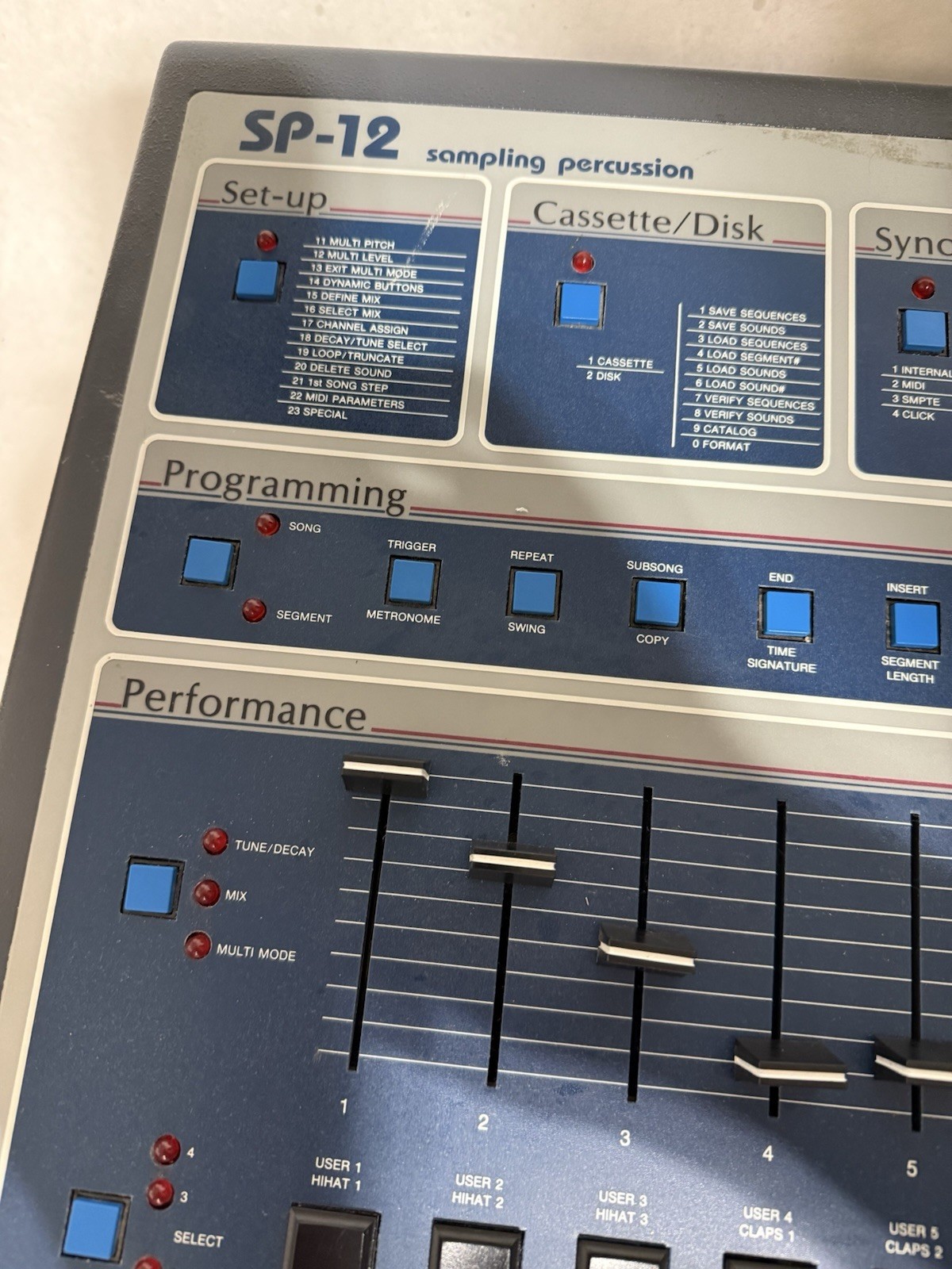 E-mu SP-12 Model 7021 Sampling Percussion/Drum Machine Vintage - For Parts