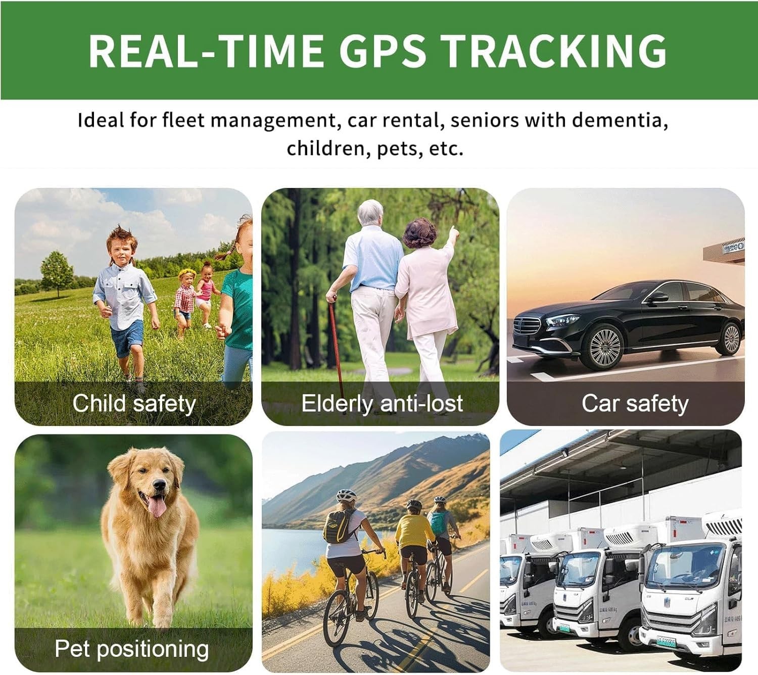GPS Tracker for Vehicles No Subscription - Mini Magnetic Tracker Device for V...