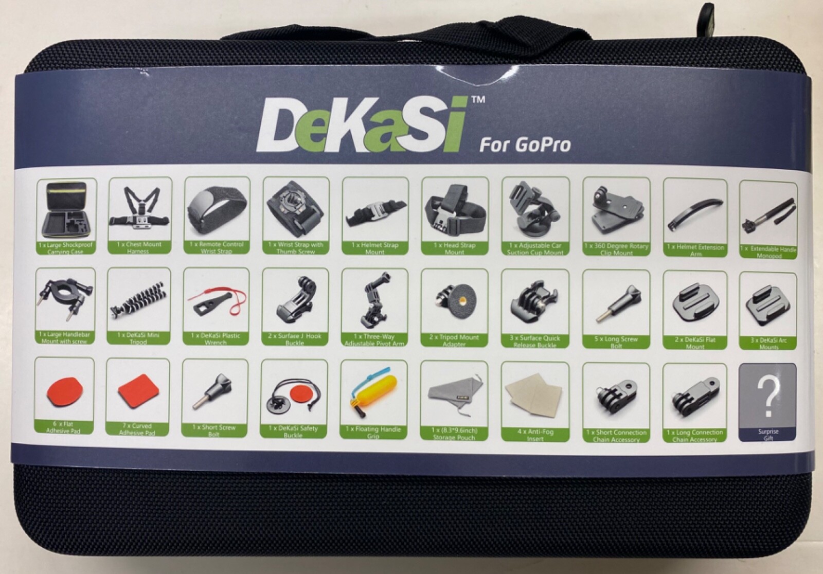 DeKaSi Action Kit 55 in 1 for GoPro B01DF0QJLA