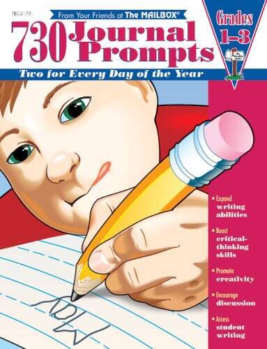 730 Journal Prompts Grades 1-3 - Paperback By The Mailbox Books Staff - GOOD