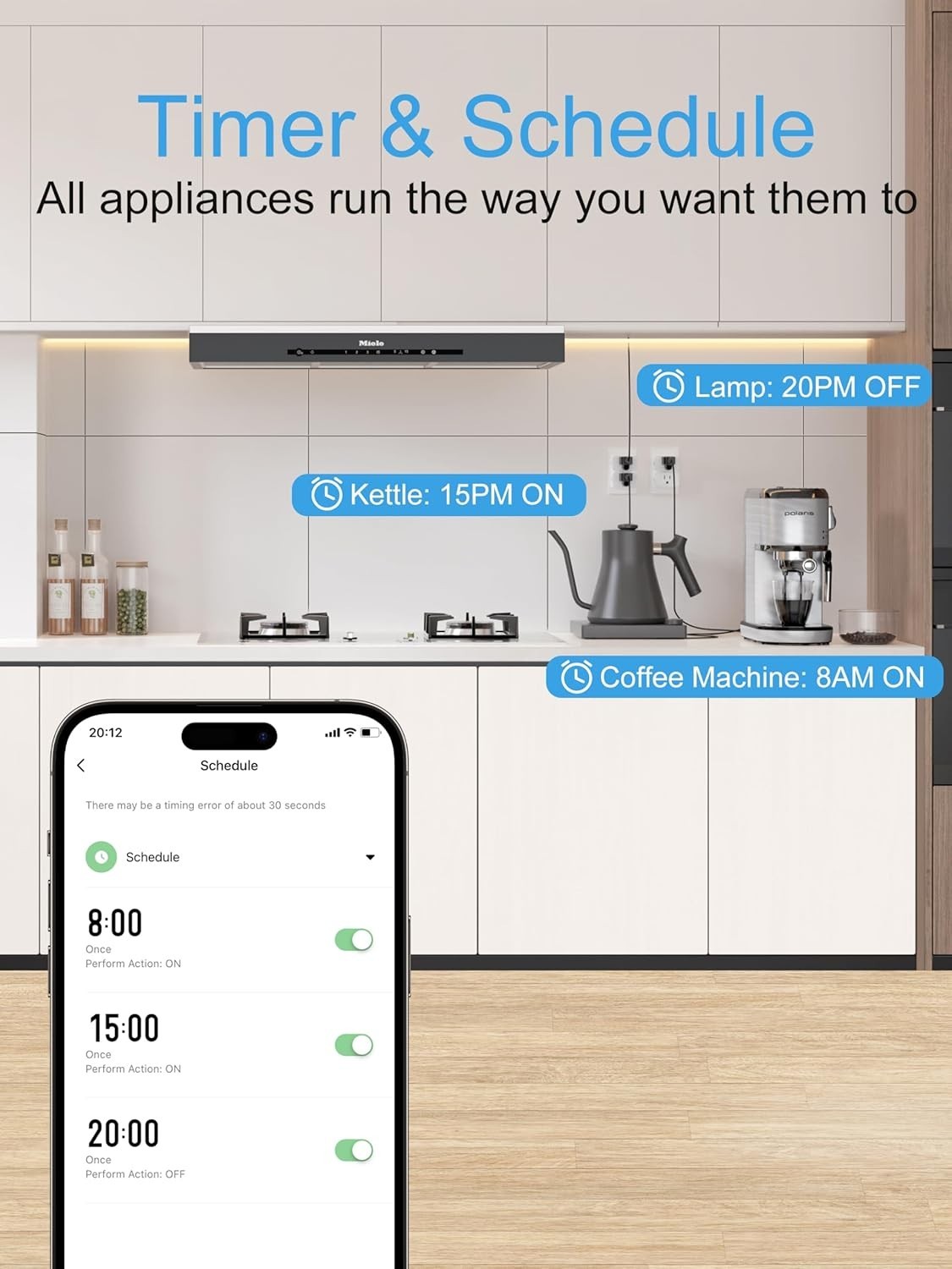 Transform Your Home - Wi-Fi Smart Plugs, Voice Control, 15A Power, 4-Pack