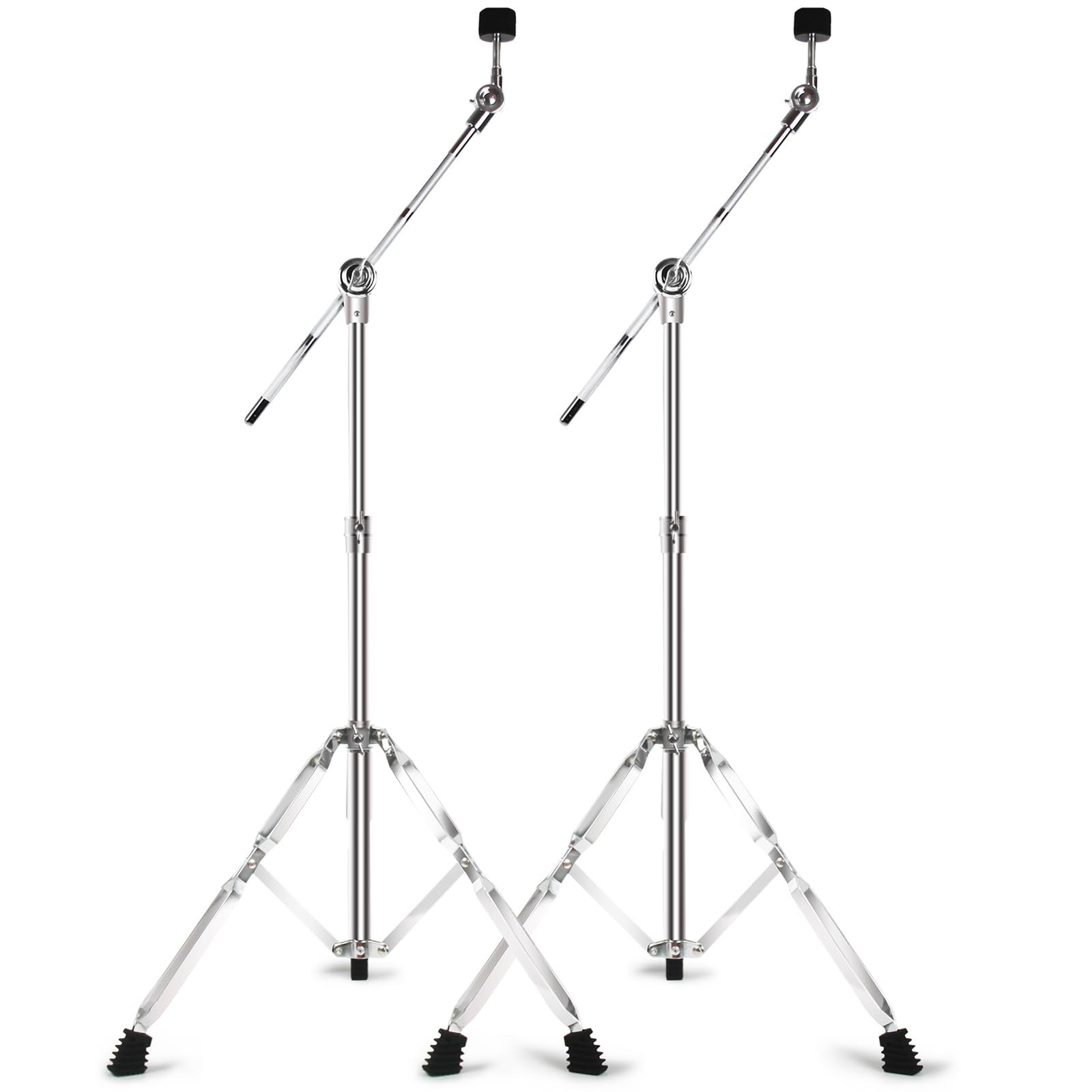 Boom Cymbal Stand Adjustable 30" to 58" Height - 2 Pack for Drum Hardware