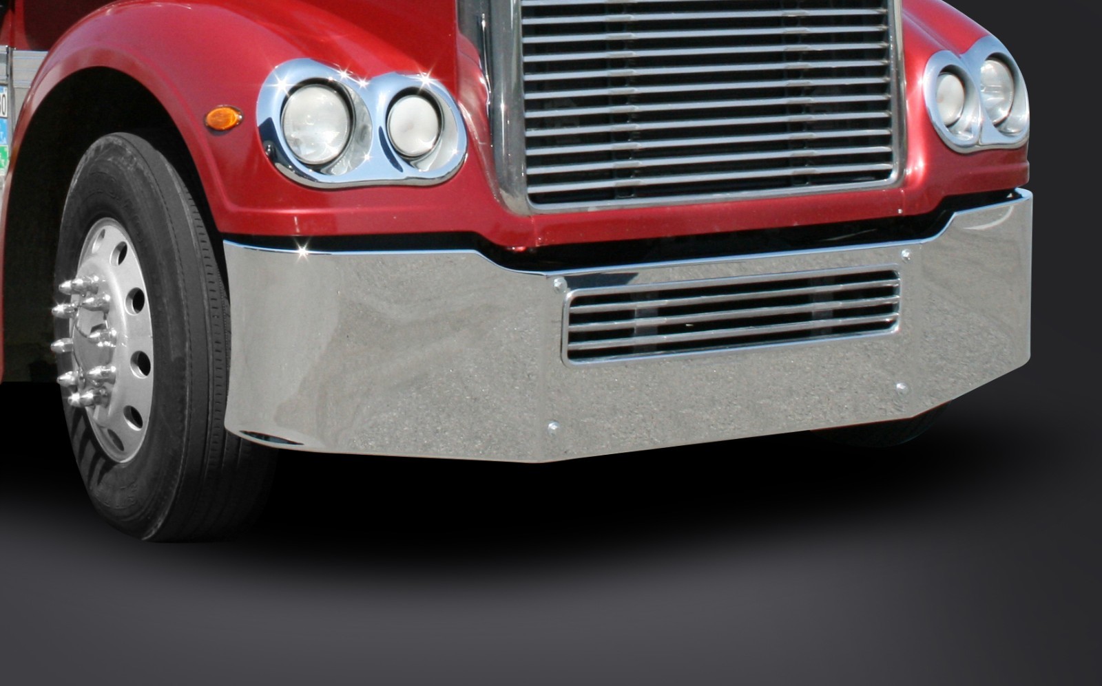 Freightliner Coronado Stainless Steel Bumper Grille Insert