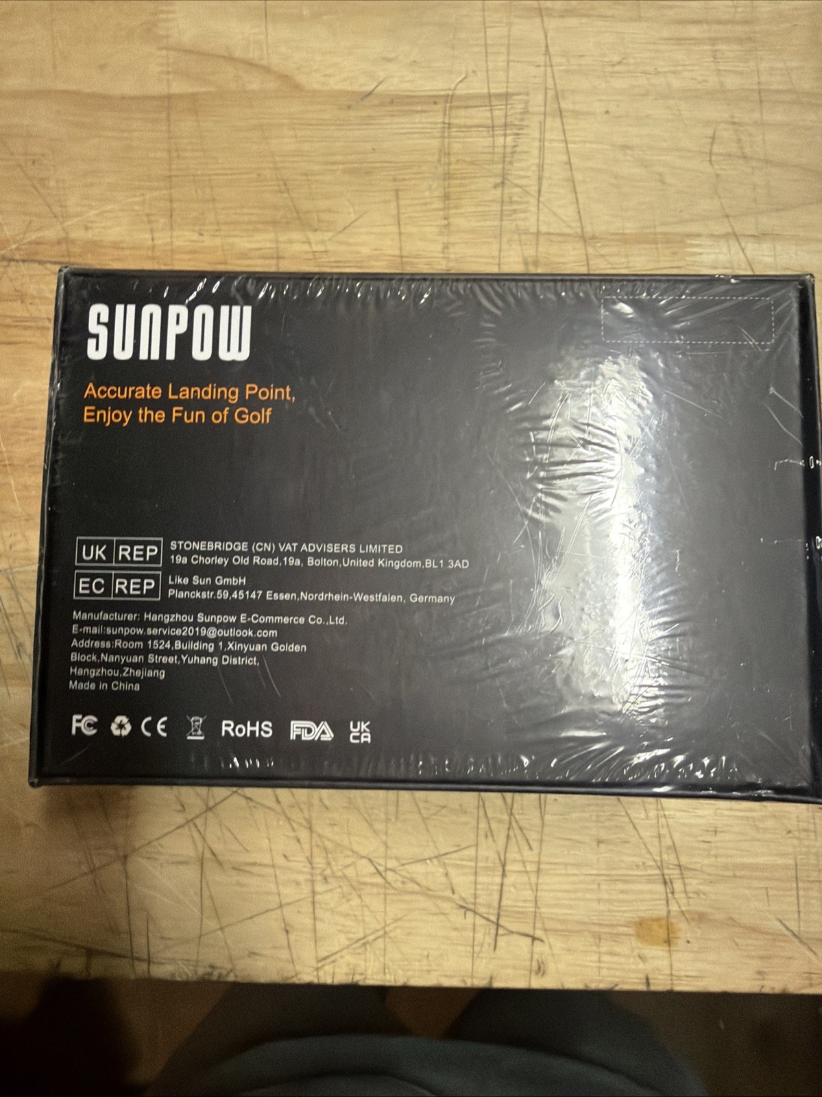 SUNPOW Golf Rangefinder with Slope, High Precision Laser Range Finder