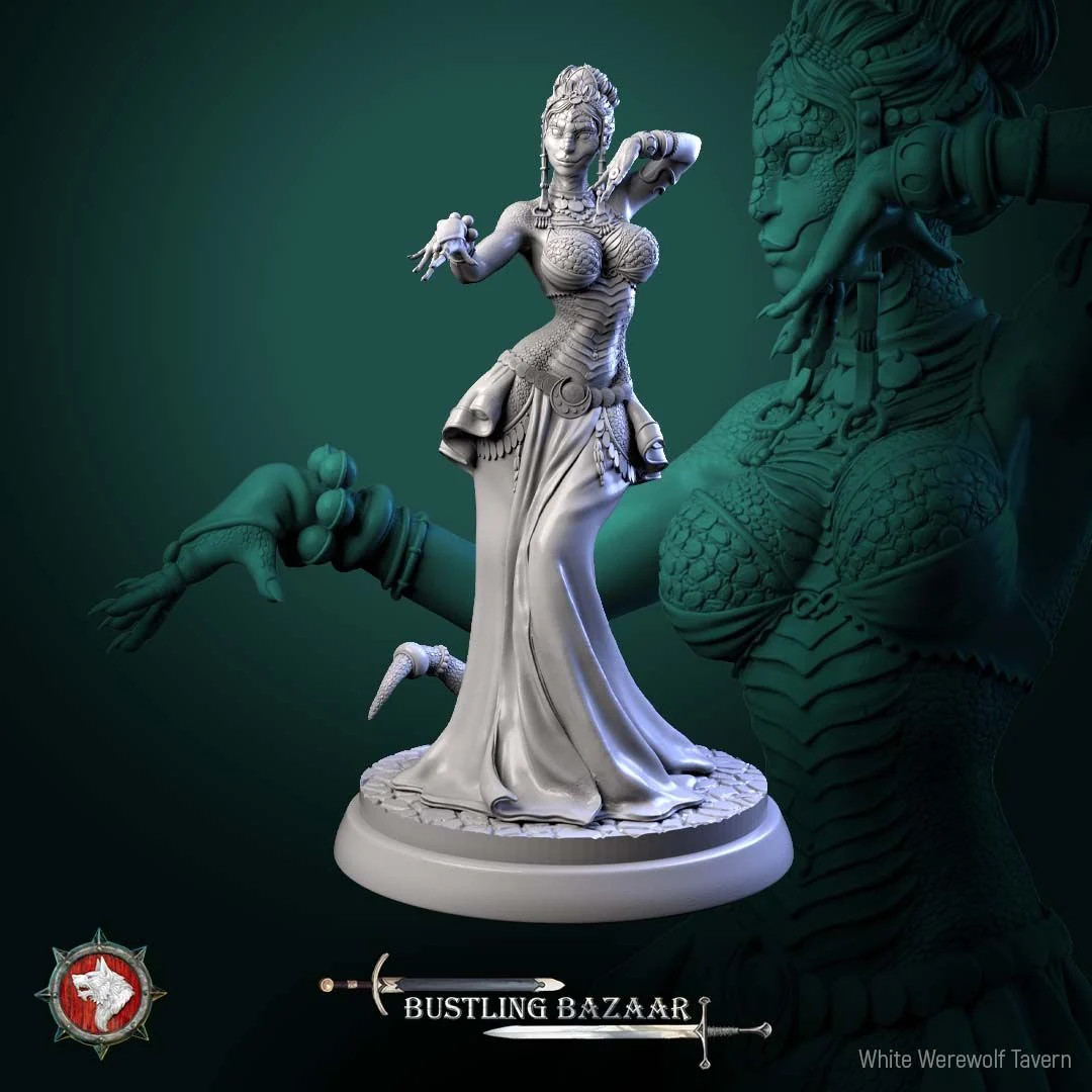 Scaled Dancers - Resin Tabletop Miniature