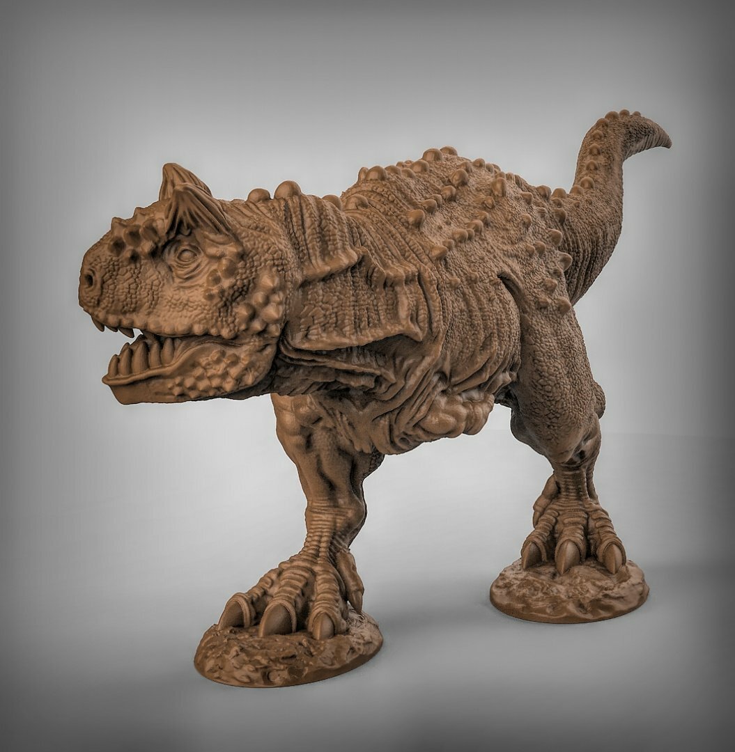 Carnotaurus Resin 3D Models for Dungeons & Dragons & Board RPGs