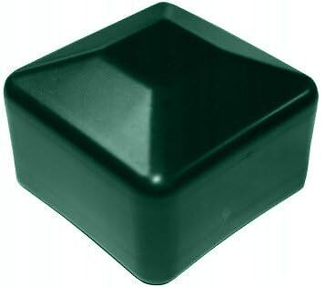 Fence Post Cap 80x80mm Fence Caps Green - Post Cap Pyramid Square