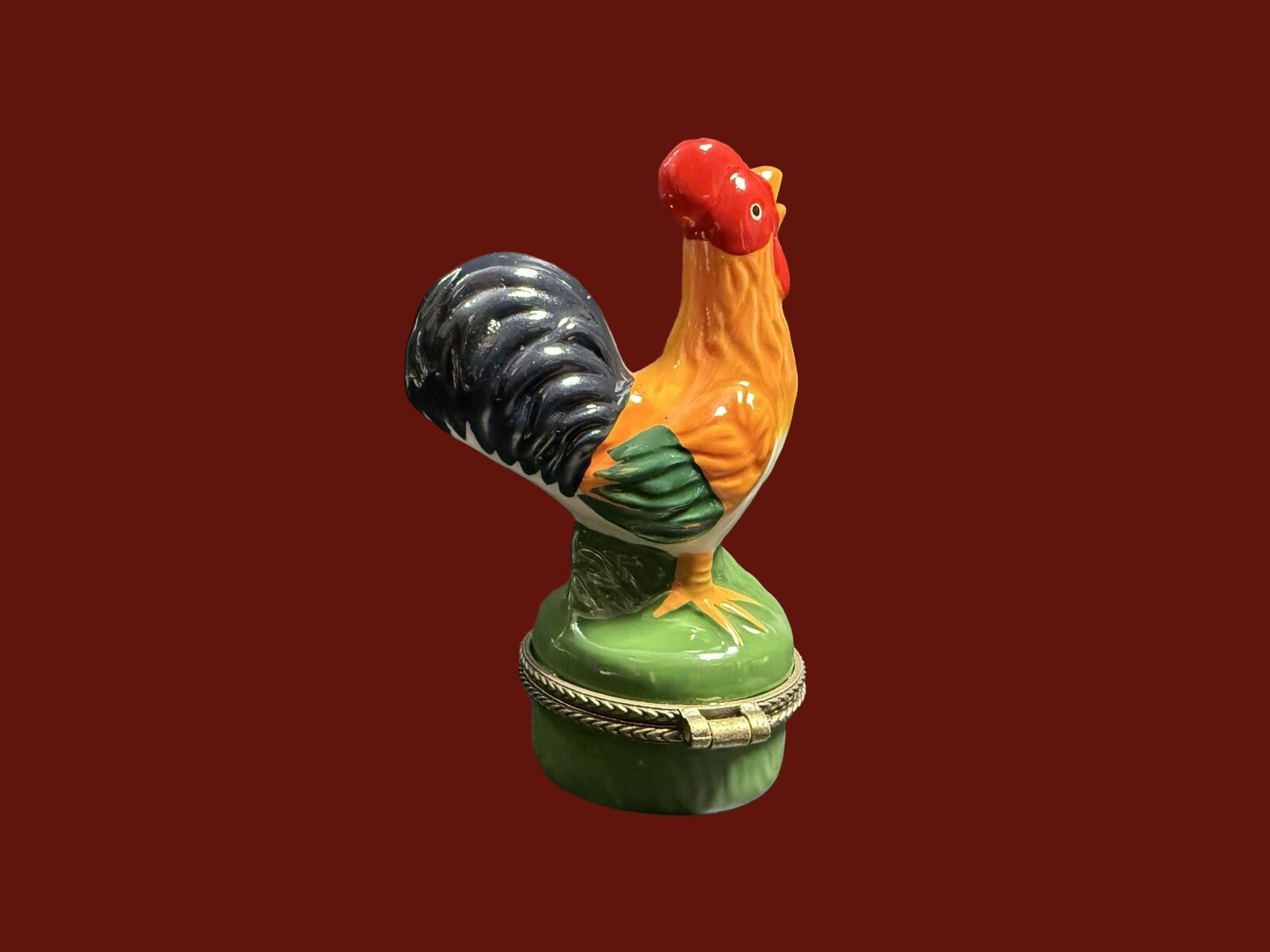 Rooster Trinket Box - Beautiful