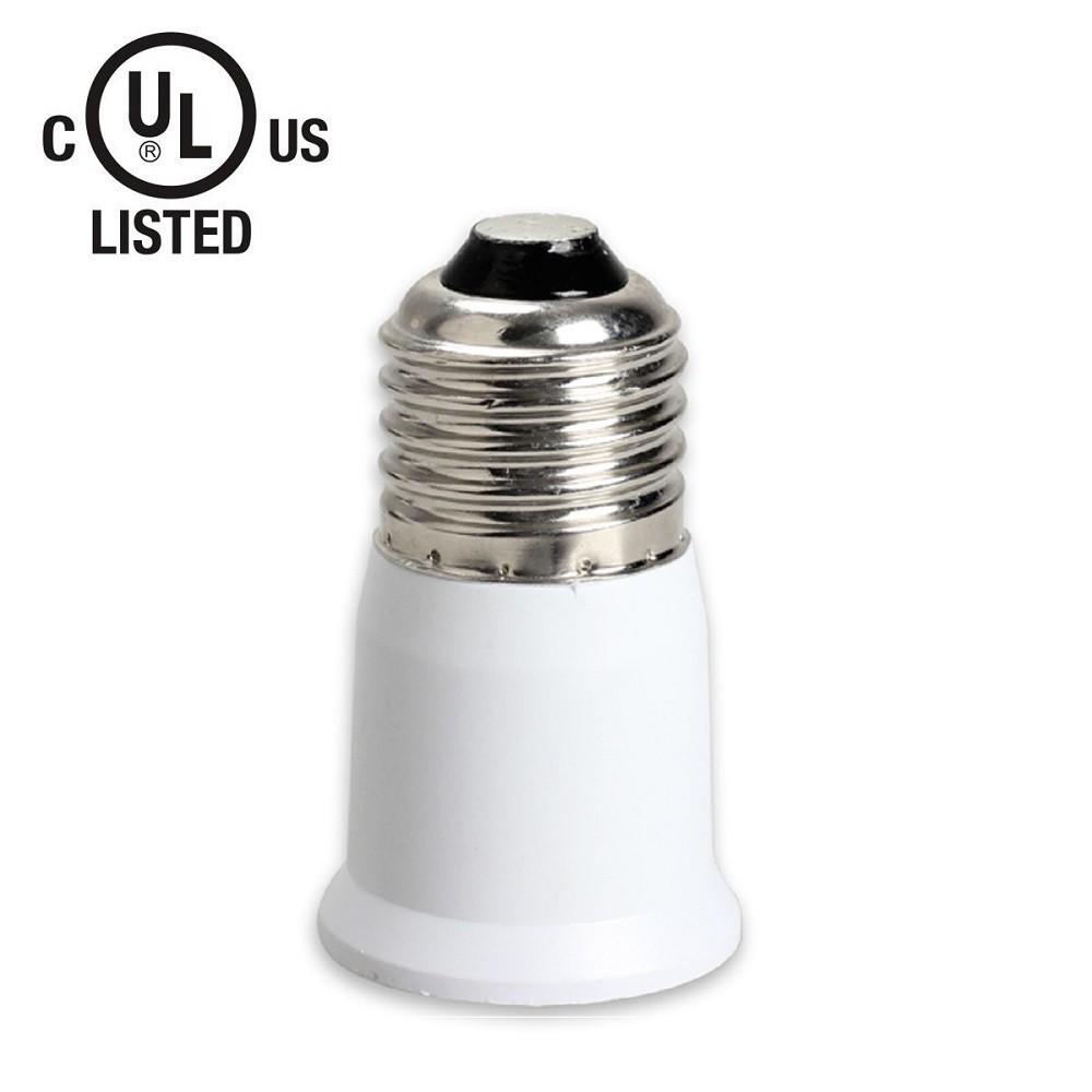 4pcs E26 Medium Screw Socket Extender 1.5" Standard Light Bulb Extension