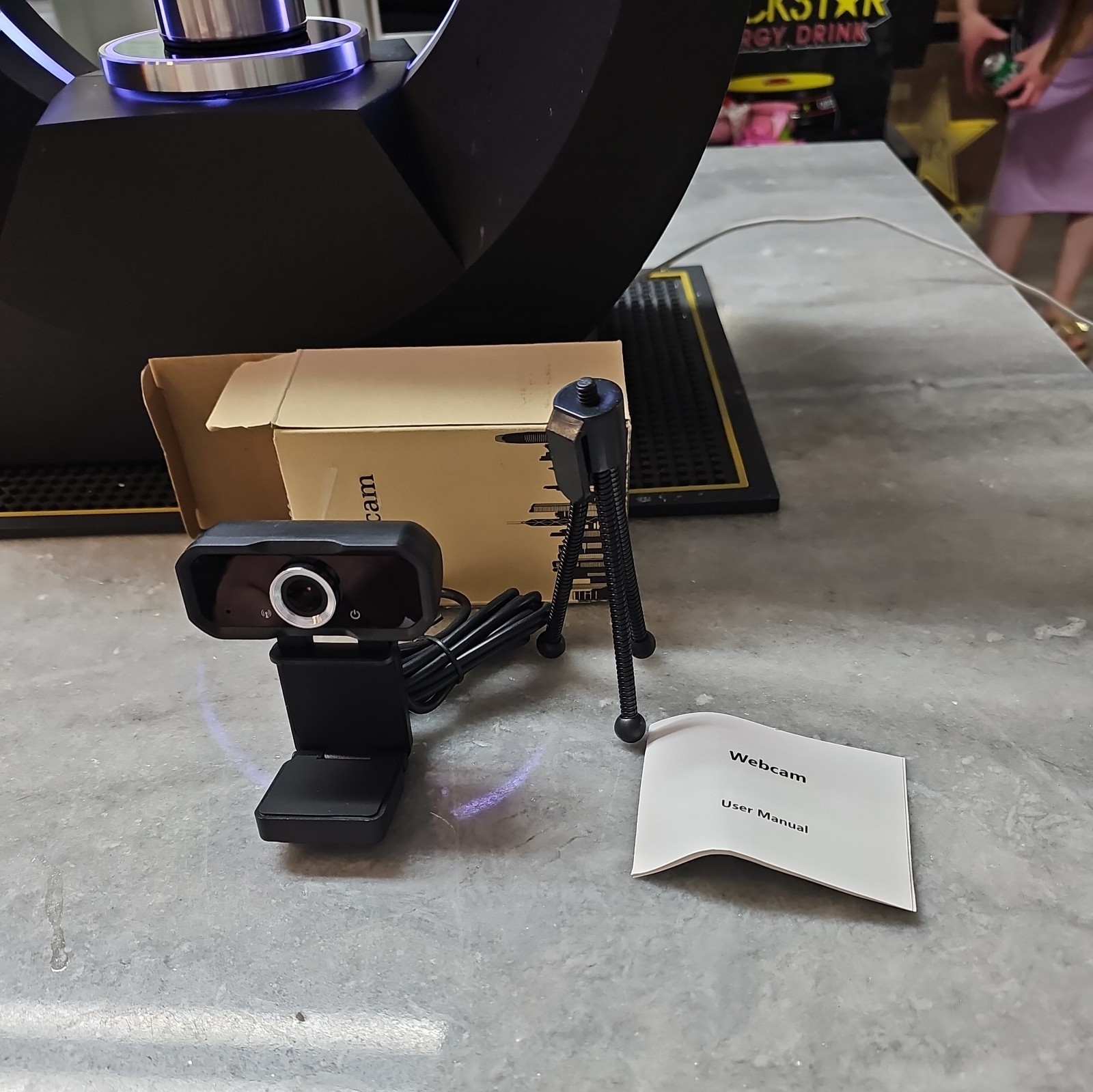 Webcam 1080p HD Computer Camera Microphone Laptop USB PC Webcam HD Full Gaming