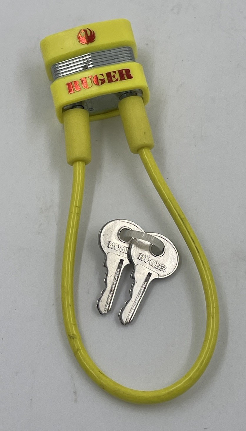 Ruger Factory Rifle Gun Cable Lock W/2 Keys