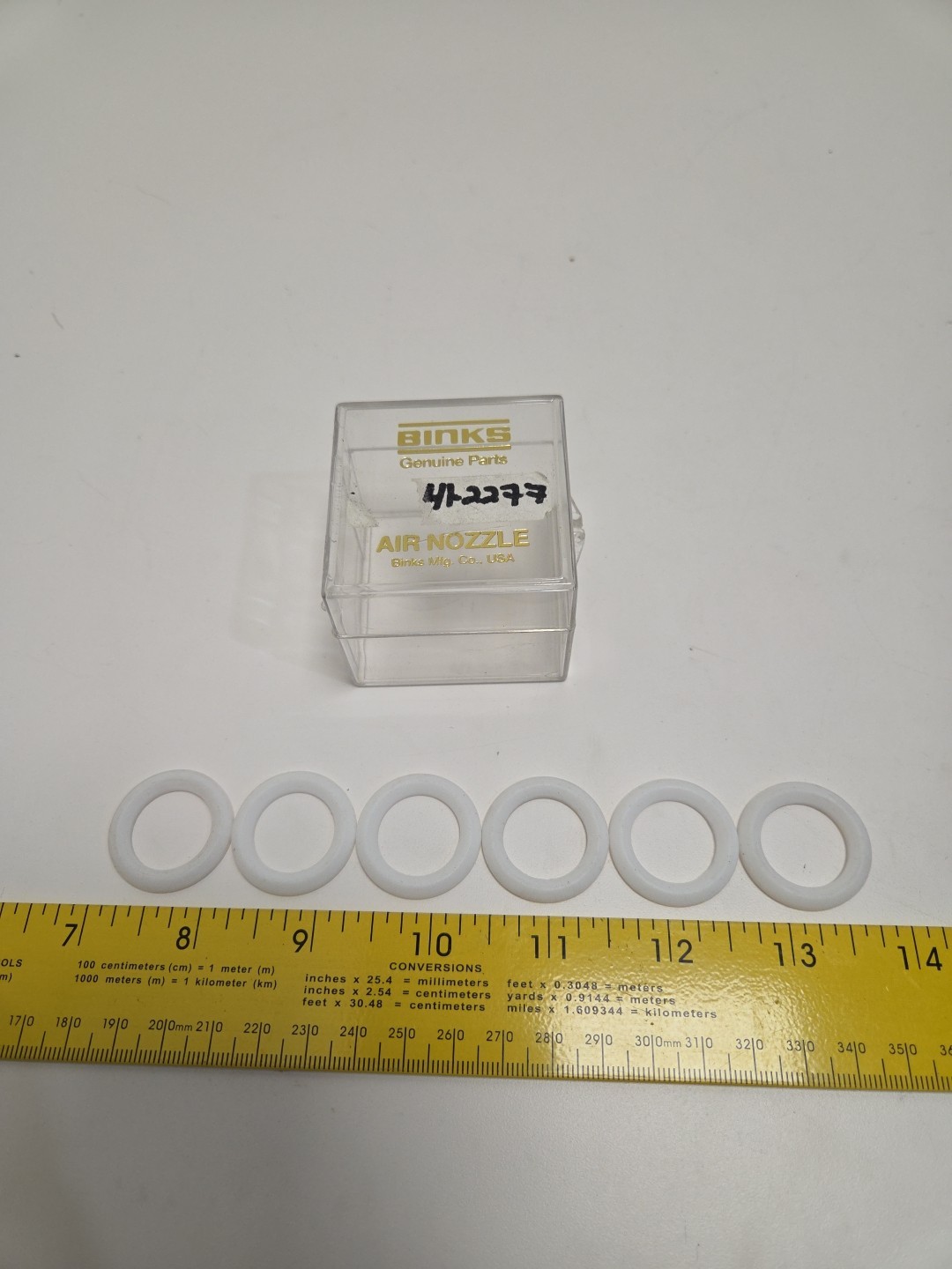 Binks 41-2277 Teflon V Packing Lot Of 5
