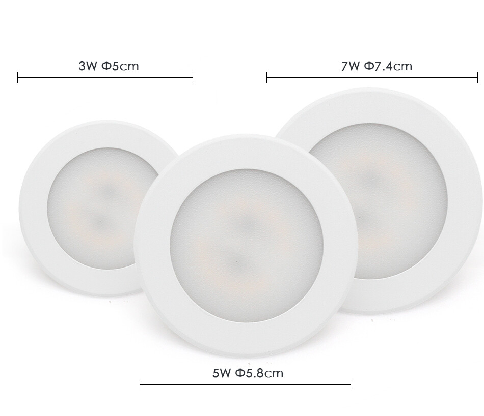 Ultra-thin Cabinet Downlight Surface Mounted 3W 5W 7W Panel Spot Celling Light