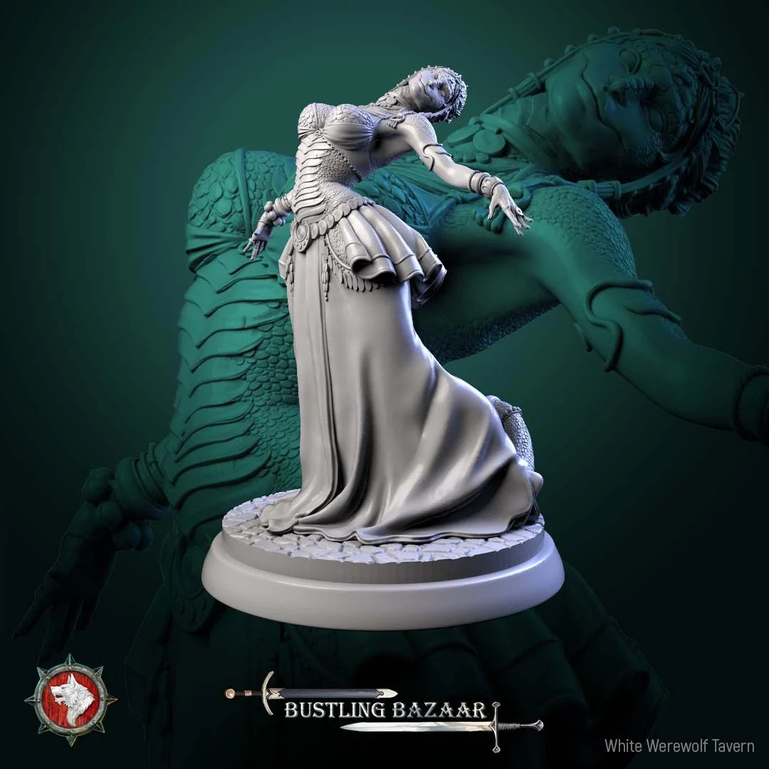 Scaled Dancers - Resin Tabletop Miniature