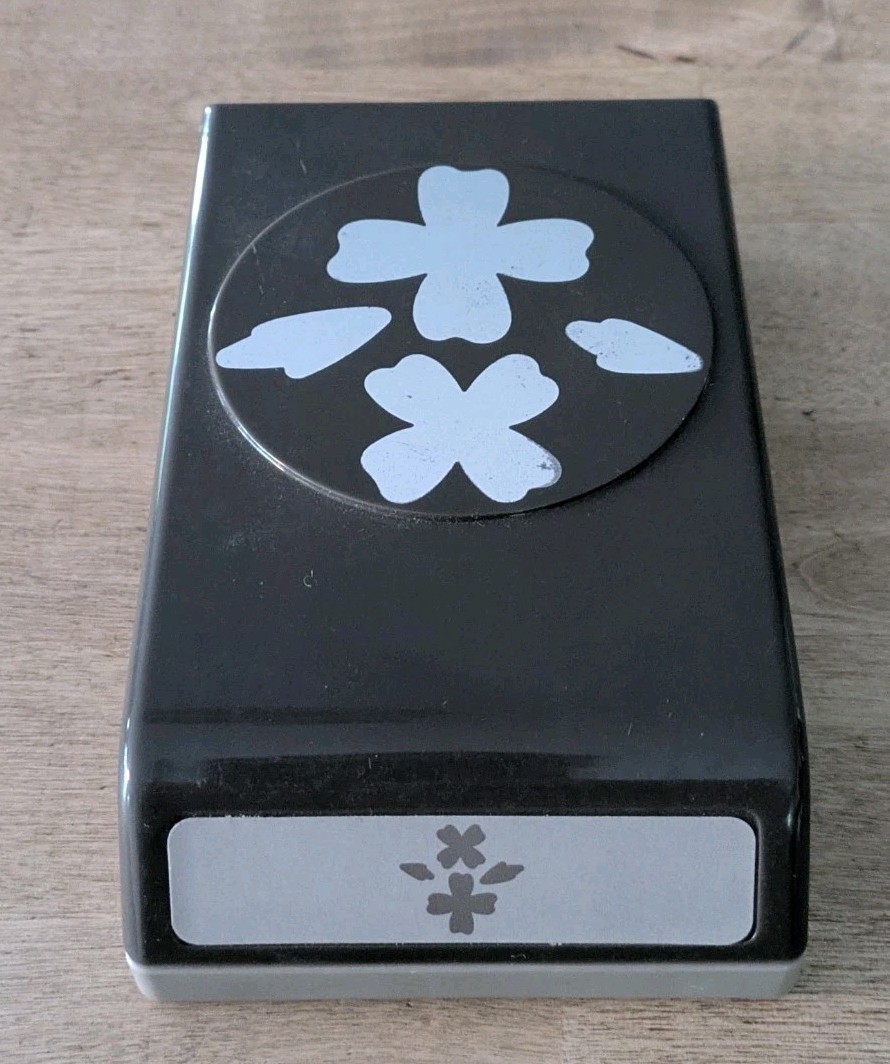 Stampin' Up! Flowers & Leaves Paper Punch Large Crafting Scrapbooking
