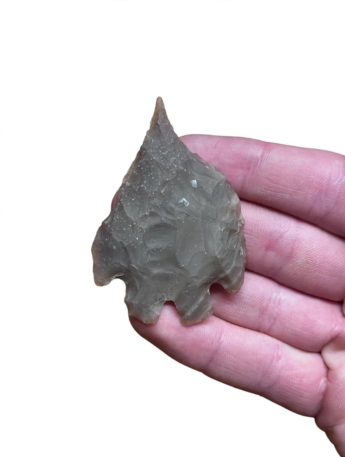 Beautiful Banded Texas Montell Artifact Arrowhead