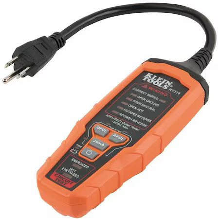 Klein Tools Rt310 Afci /Gfci Outlet Tester