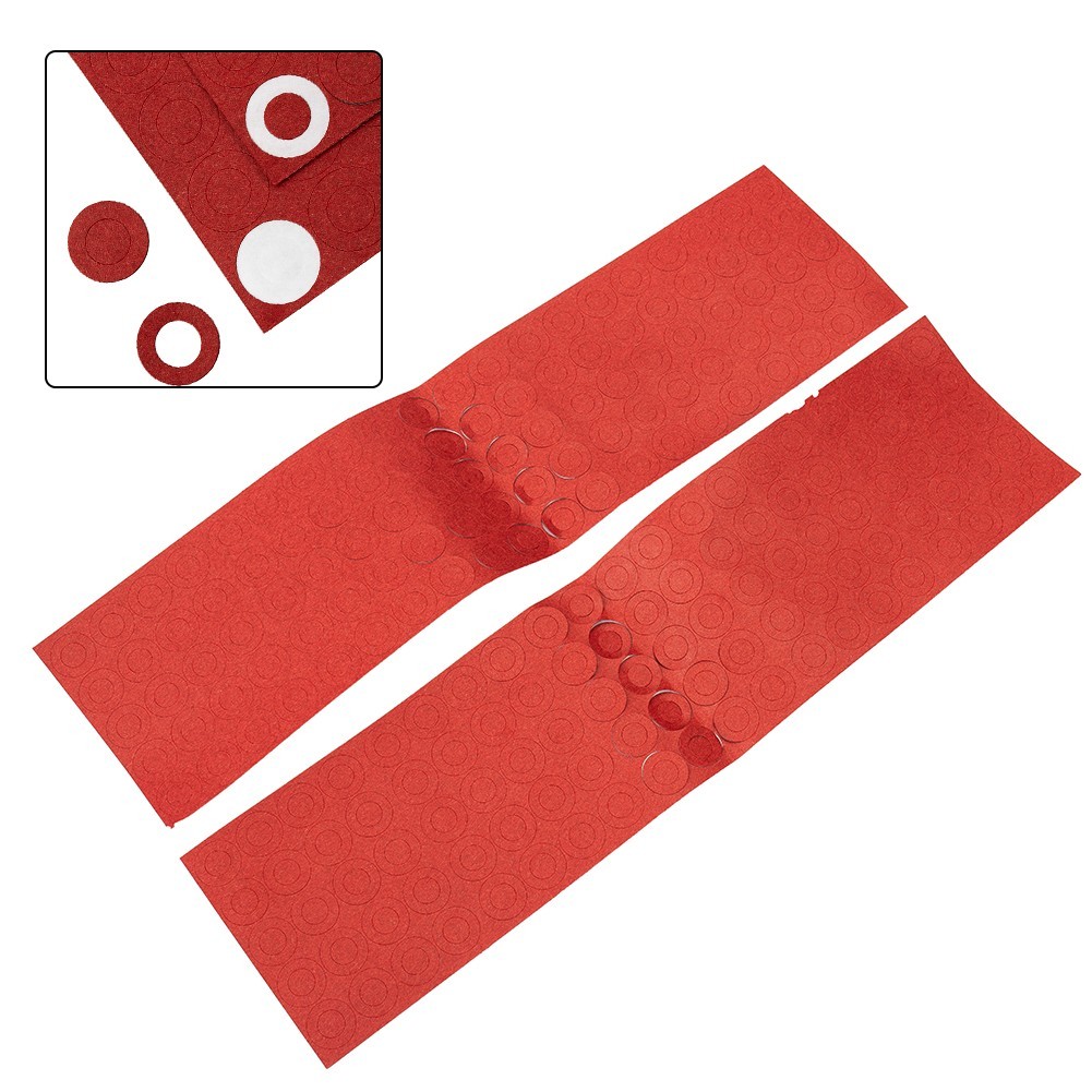 Insulators Paper Hollow Insulating Red 10mm 17mm 2 Sheets 200Pcs