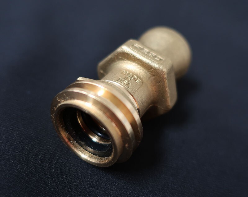 MALE CONNECTOR FOR FORKLIFT LPG FUEL SYSTEMS,NEW STYLE,  REGO 7141M