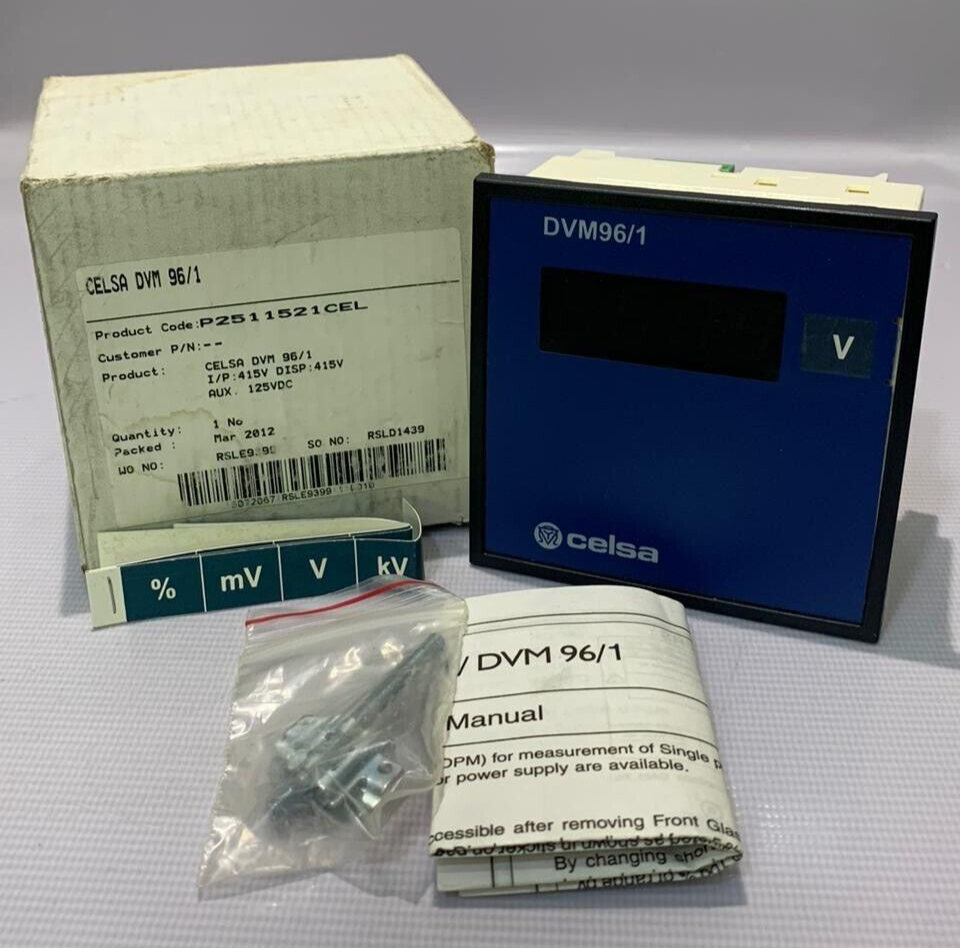 CELSA / AC Voltmeter / DVM 96/1 / 125V DC - 415V AC