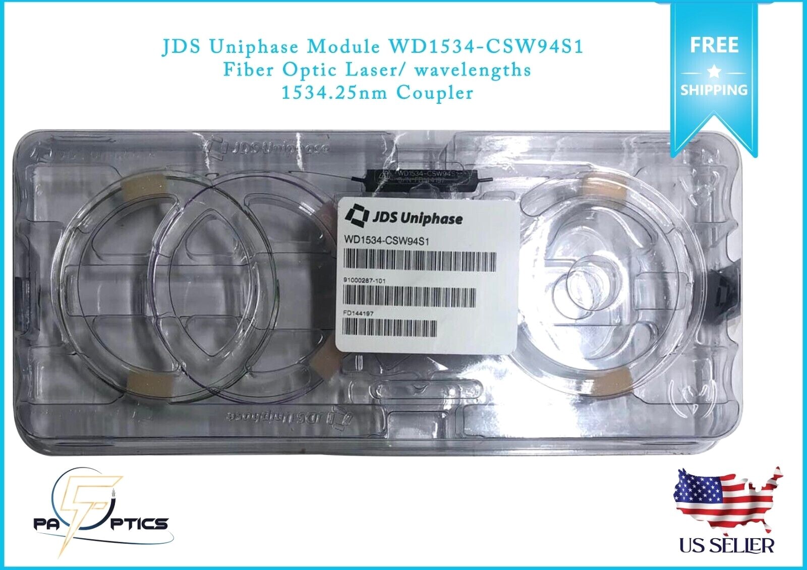 JDS Uniphase Module WD1534-CSW94S1 Fiber Optic Laser/ wavelengths/ BAND 1534nm