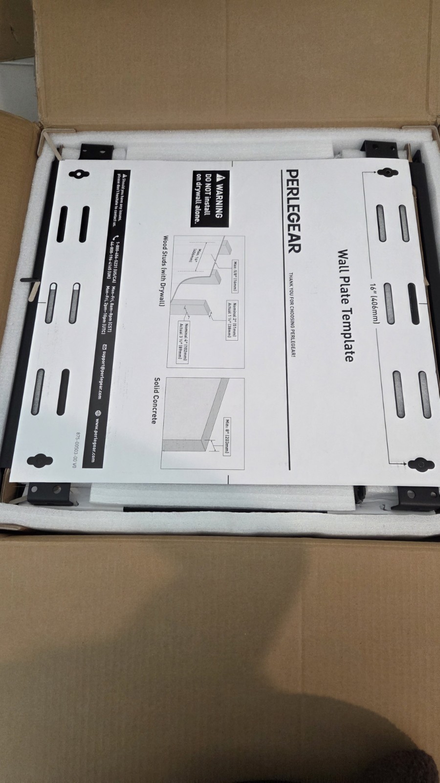 Perlegear 10U Open Frame Server Rack 19" Wall Mount AV NetworkEnclosure #2572EY2