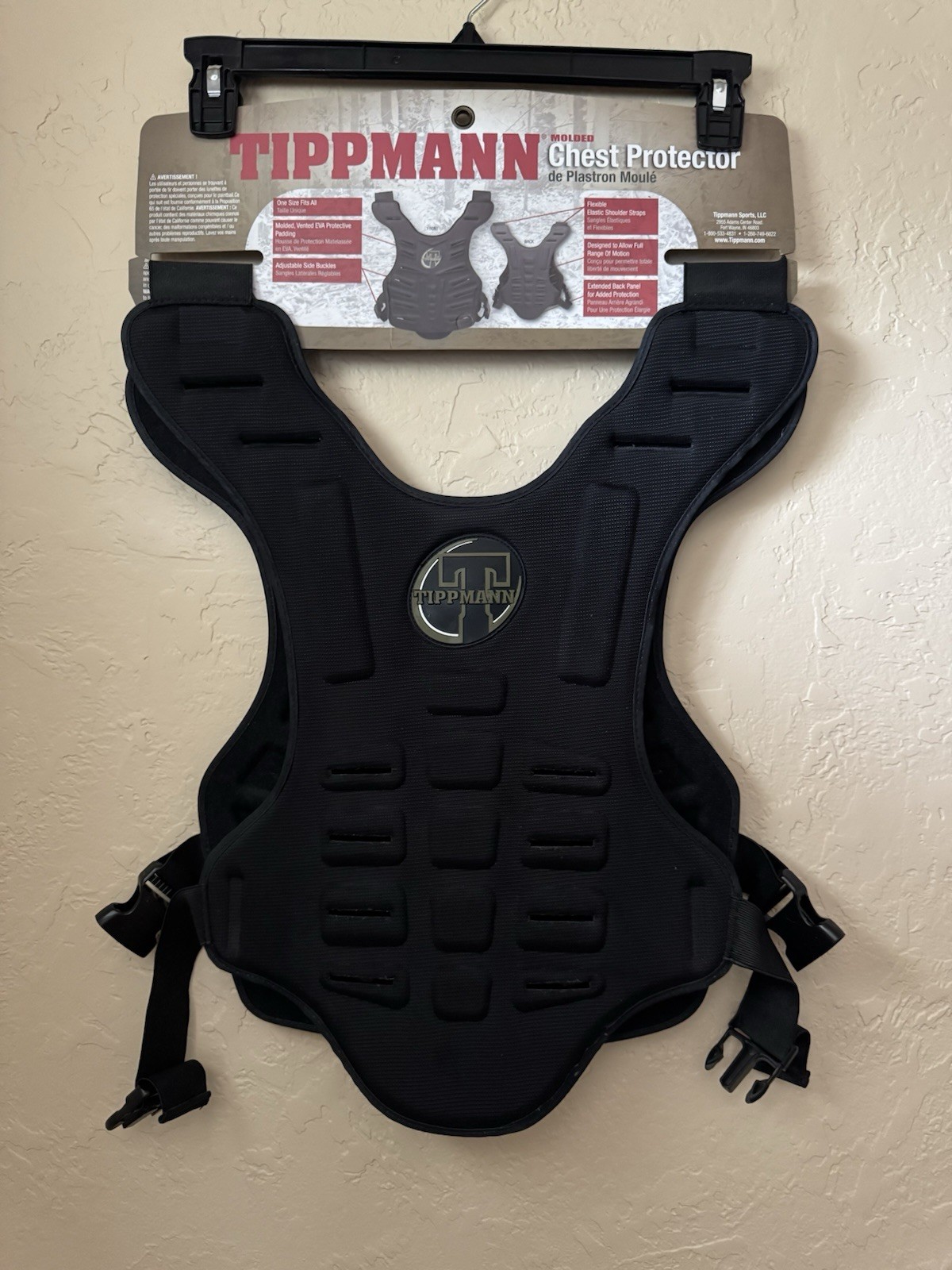 Tippmann Molded Chest Protection, Extended Back Protection -  One Size Fits All