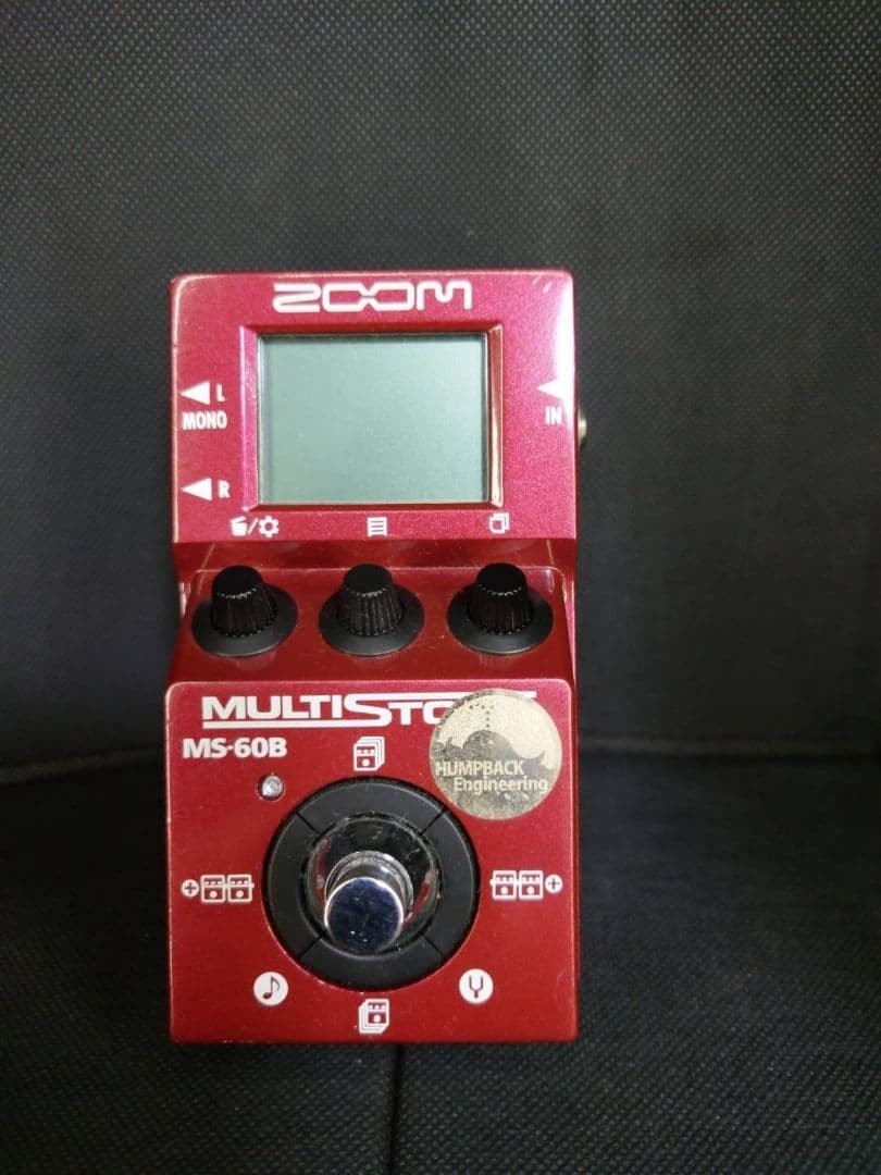 ZOOM MS-60B HUMPBACK Mod Ver.2 Bass Effects Pedal Used Rare