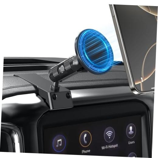 Phone Mount Compatible with 2019-2026 Chevy Silverado HD, 2019-2021 Magnetic