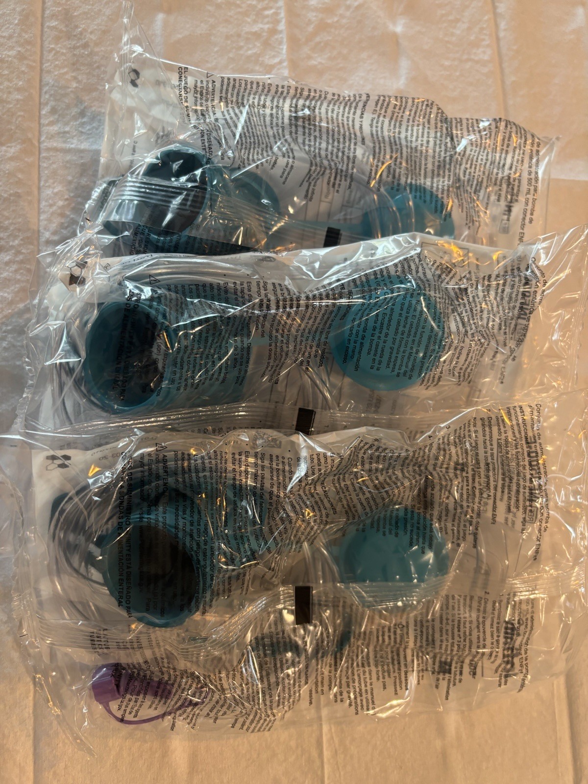 Feeding Pump Bag 3pcs New INF0500-E Exp 3-20-28