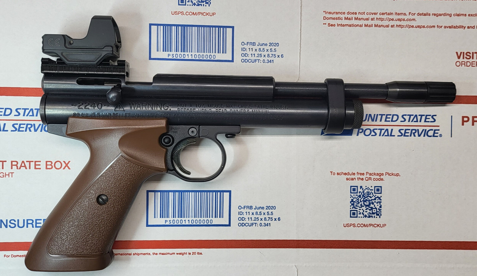 Crosman 2240, 2240XL, 1377, 1322 American Classic Compatible Red Dot Mount USA