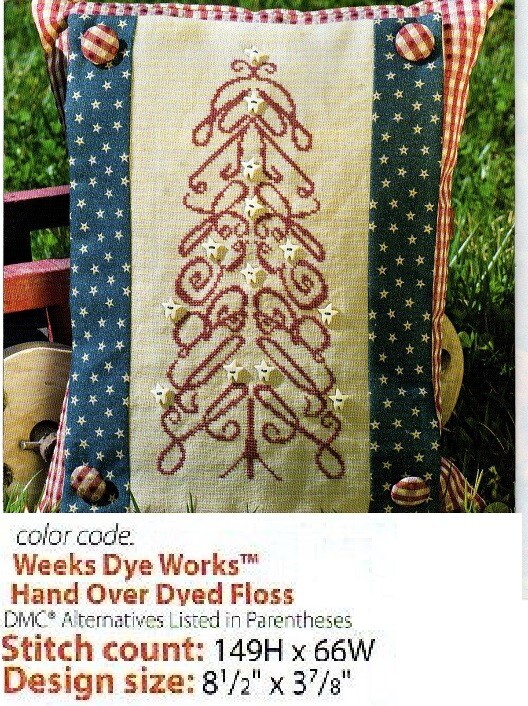 LIBERTY TREE  CROSS STITCH PATTERN ONLY   YD   SEY