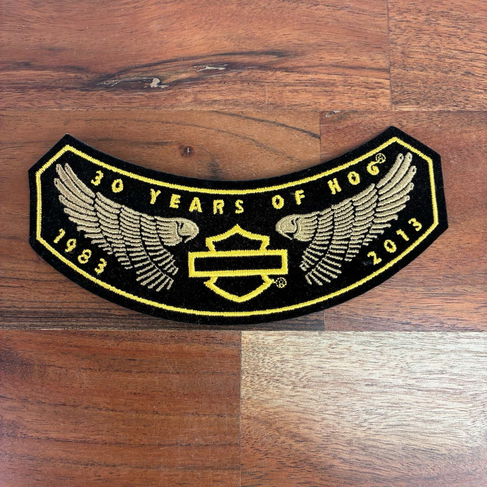30 YEARS OF HOG HARLEY OWNERS GROUP 1983-2013 PATCH Wings Logo *READ*