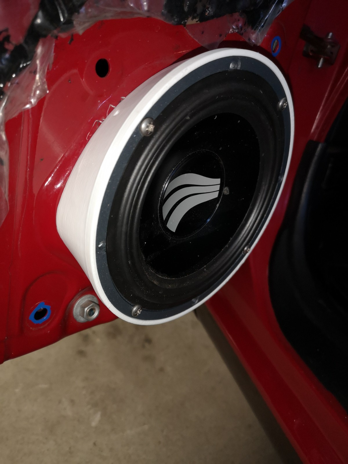 Toyota MR2 MK2 (SW20) 165mm Door Speaker Adapters (Pair) — 3D Printed