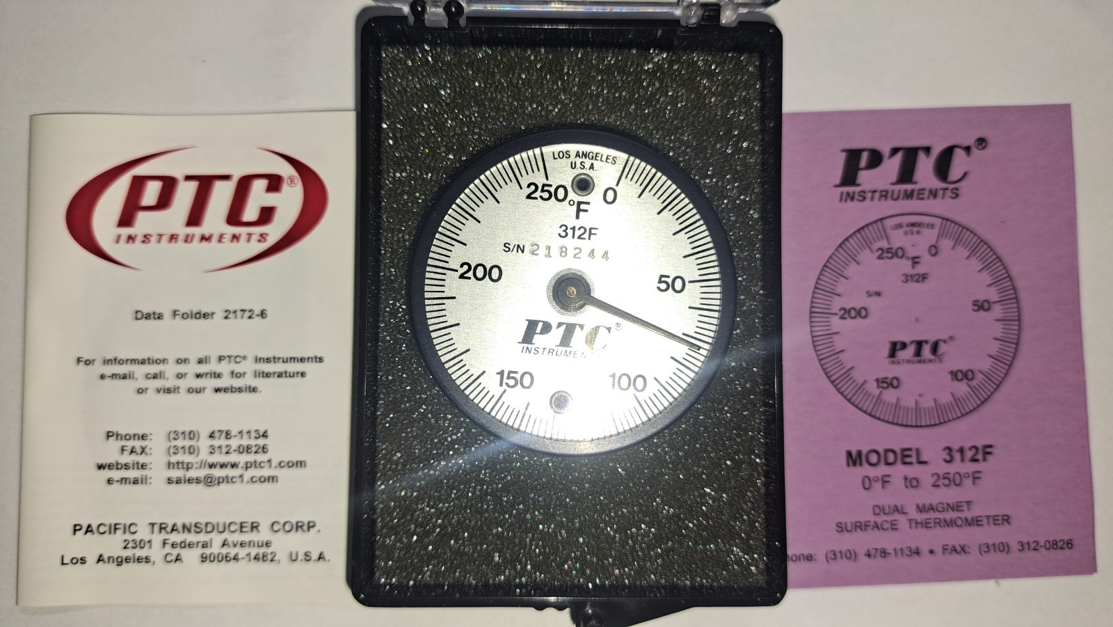 PTC Instruments Model 312F Magnetic Surface Thermometer w/ FREE SHIPPING