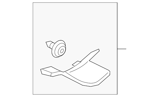 Genuine Ford Trim C Pillar FP5Z-5452019-MB