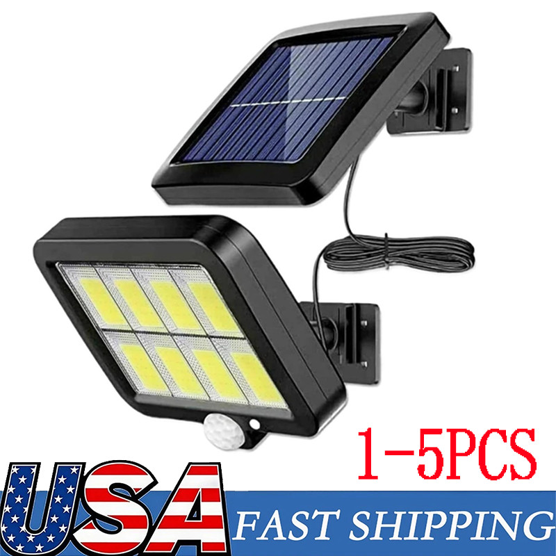 1200000lm LED Solar Street Light Security Flood Lamp Motion Sensor Outdoor Wall