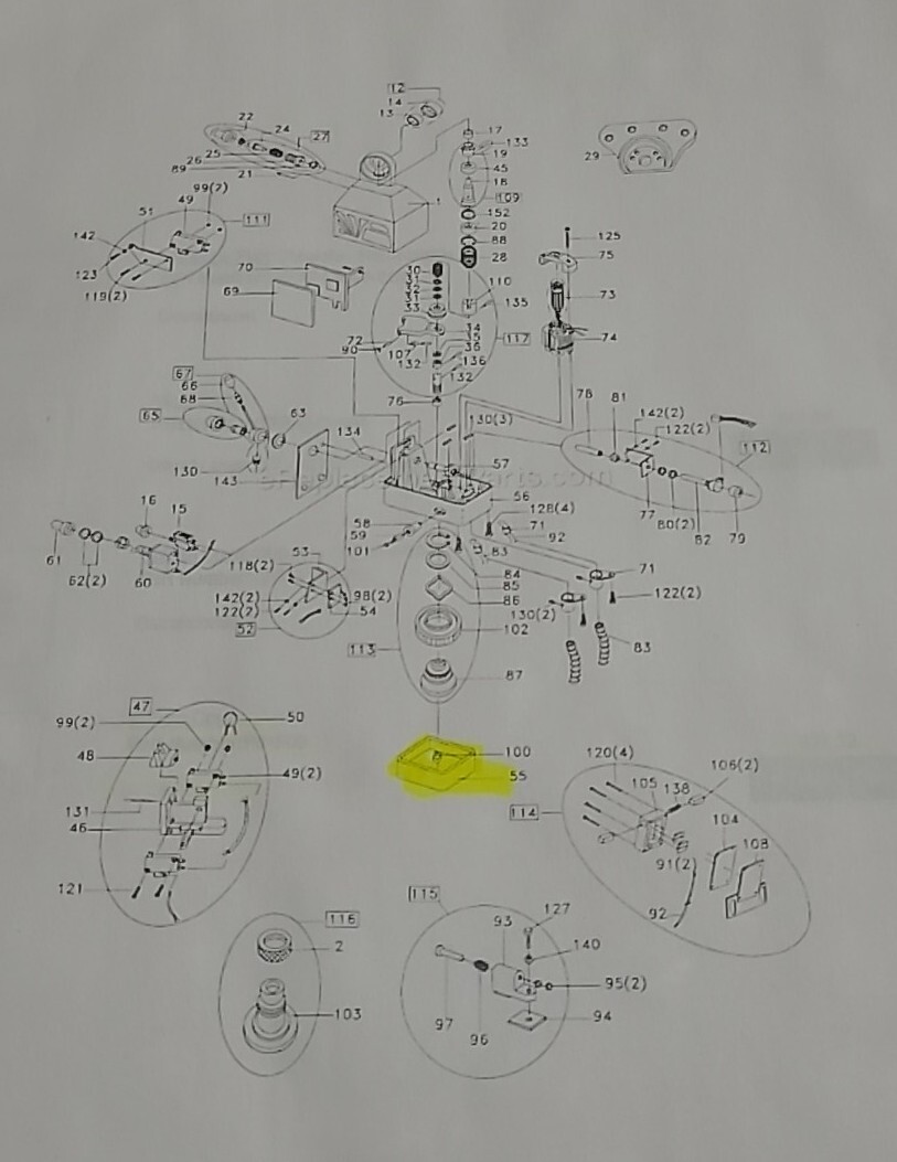 ALIGN P01809 Bottom Cover for JET Mill Control