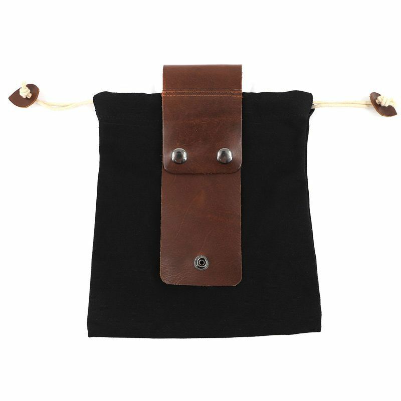 Portable Foldable Metal Detecting Finds Pouch Canvas Drawsting Waist Bag Outdoor