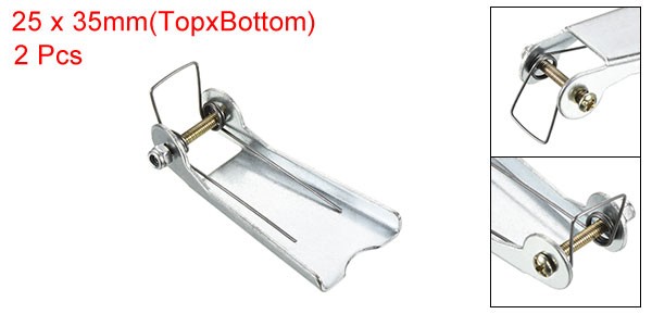 2pcs 2.9" Replacement Hooks Latch Metal Receiver Hitch for Trailer Silver