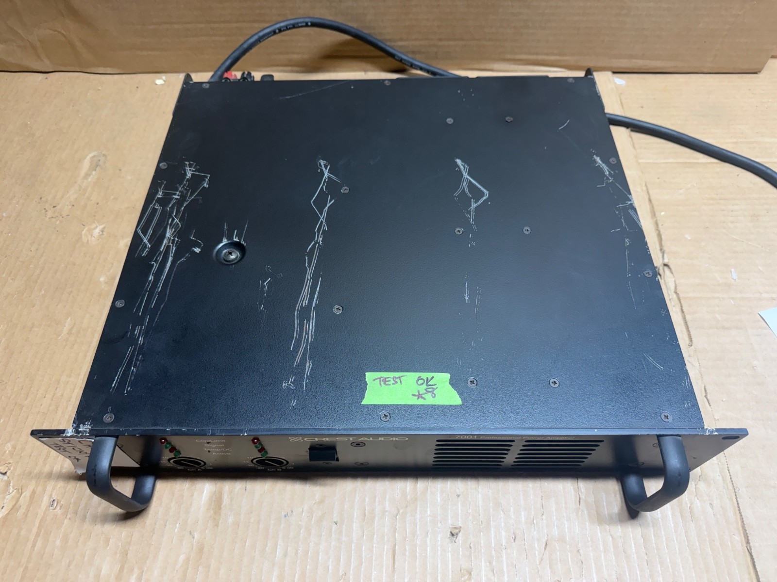 CREST AUDIO 7001 PROFESSIONAL POWER AMPLIFIER - SEE DESCRIPTION