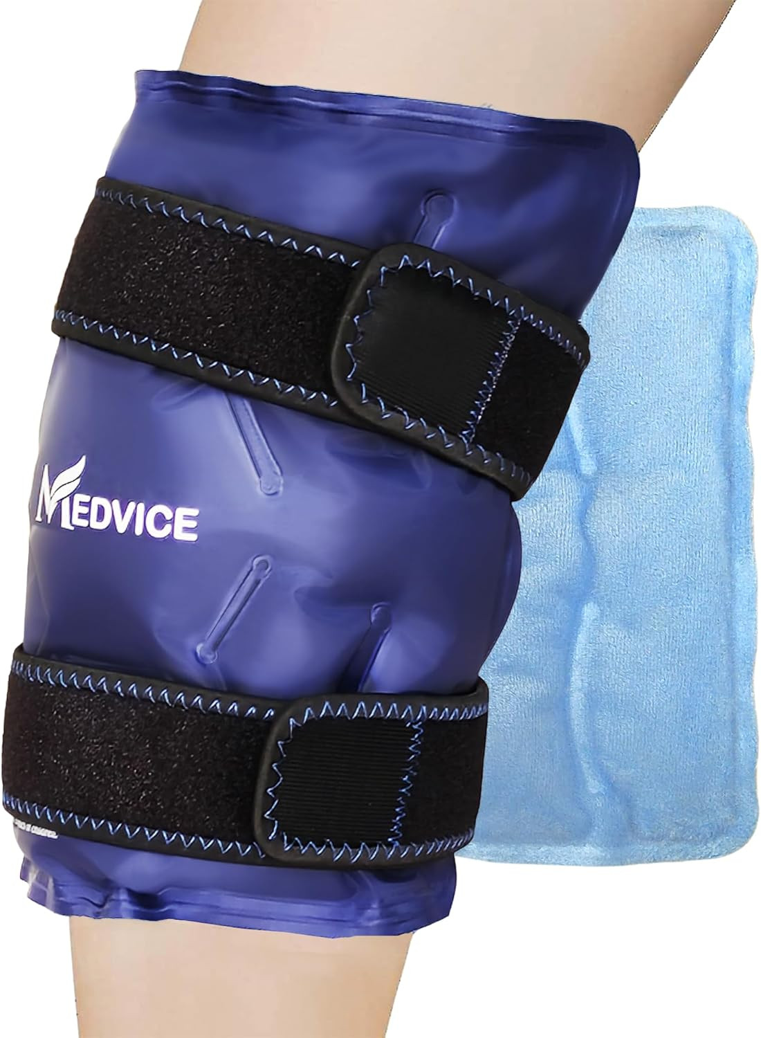 Ice Pack with Cold Compression for Knee Pain Relief, Swelling, Knee Replacement