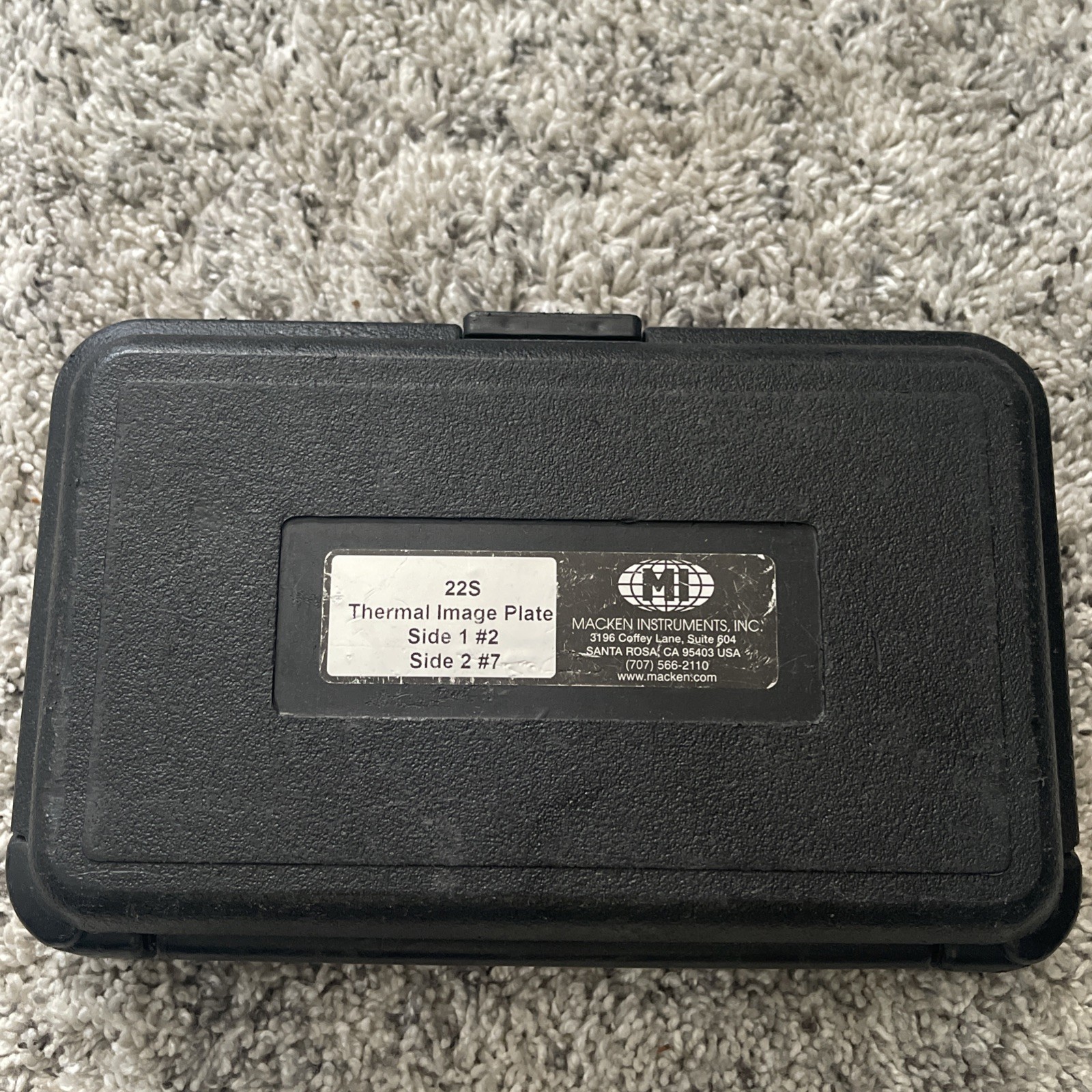 Macken Instruments Thermal Image Plate 22S