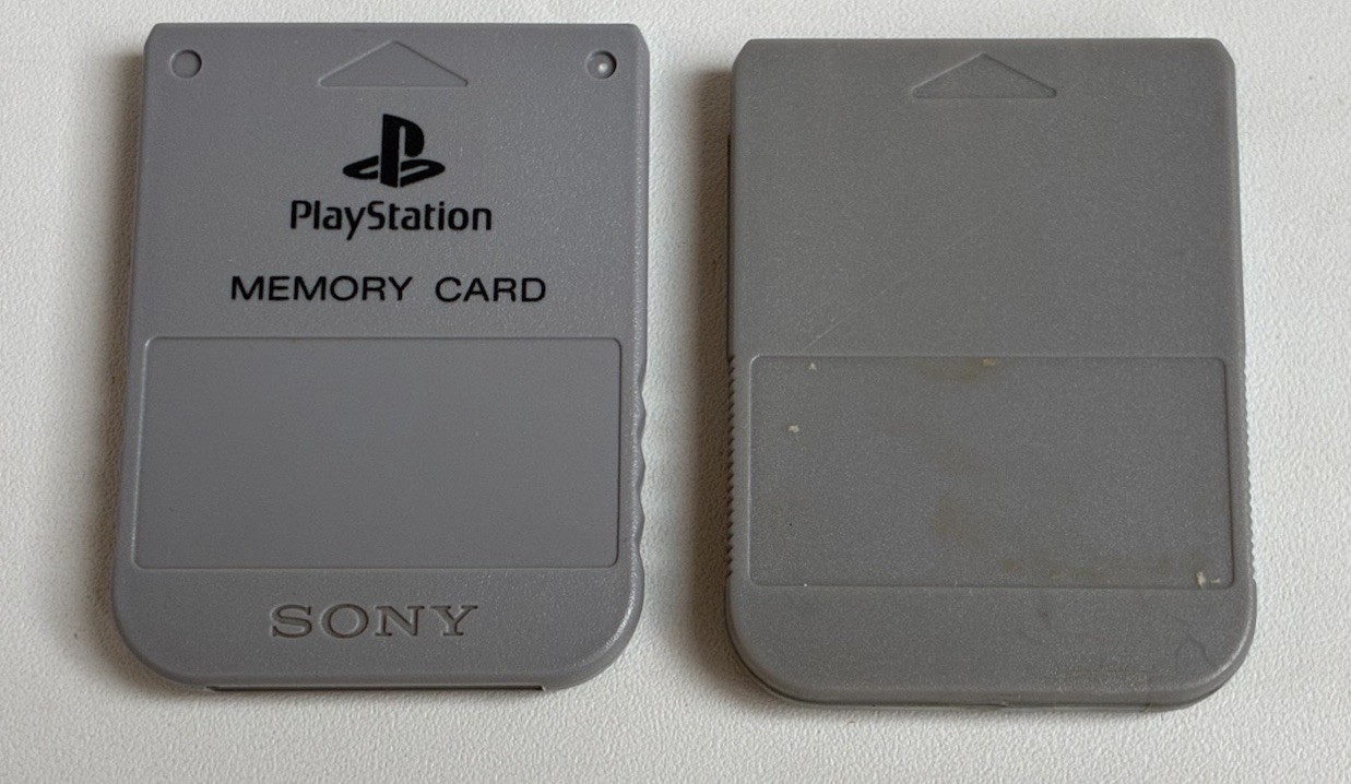 Playstation 1 PS1 Console Original Memory Card SCPH-1020 + unbranded/3rd Party