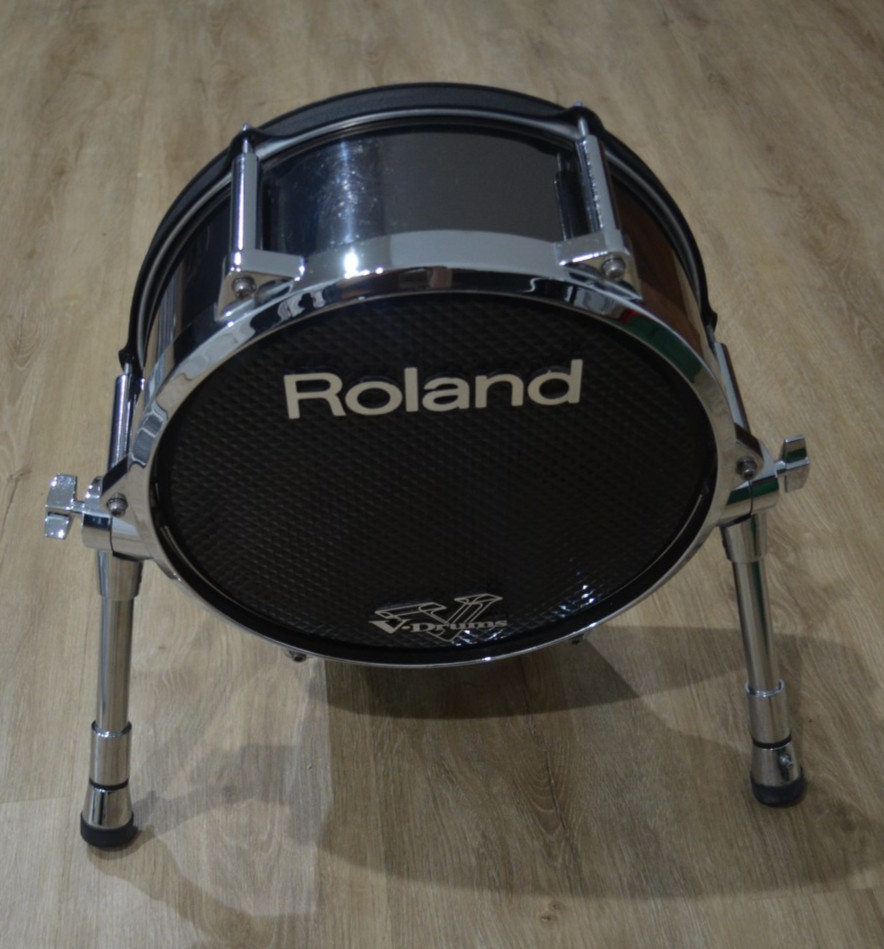 Roland KD-140 BC V-Drums Chrome Kick Drum Pad Clean TD-50
