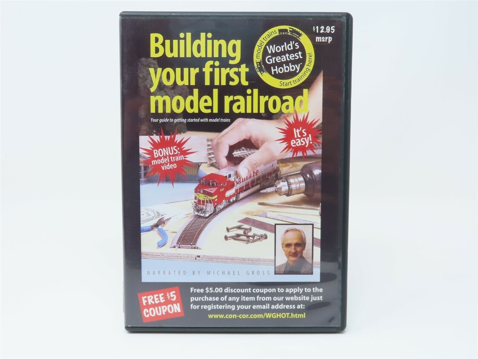 Kalmbach Books 10003 Building Your First Model Railroad -DVD HH