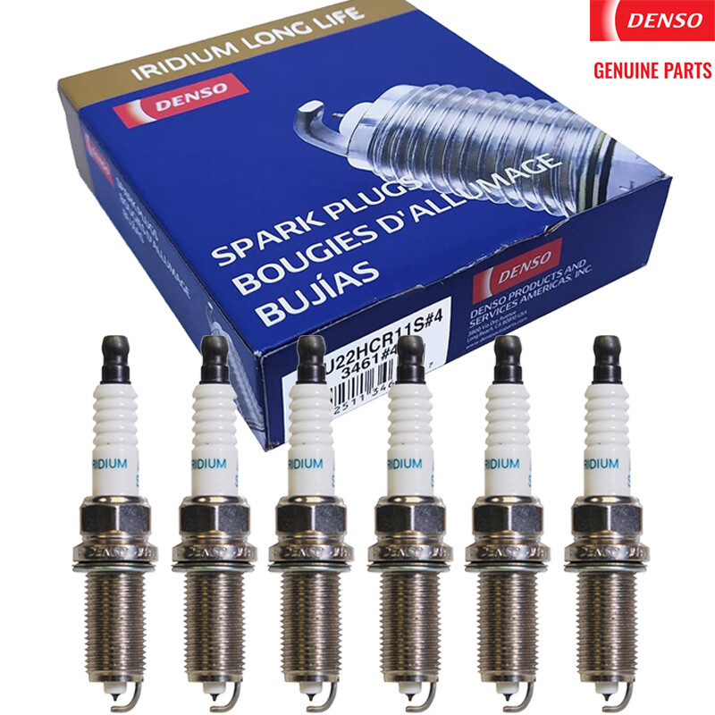 Genuine DENSO IRIDIUM LONG LIFE Spark Plugs 3421 SK20HR11 Set of 6
