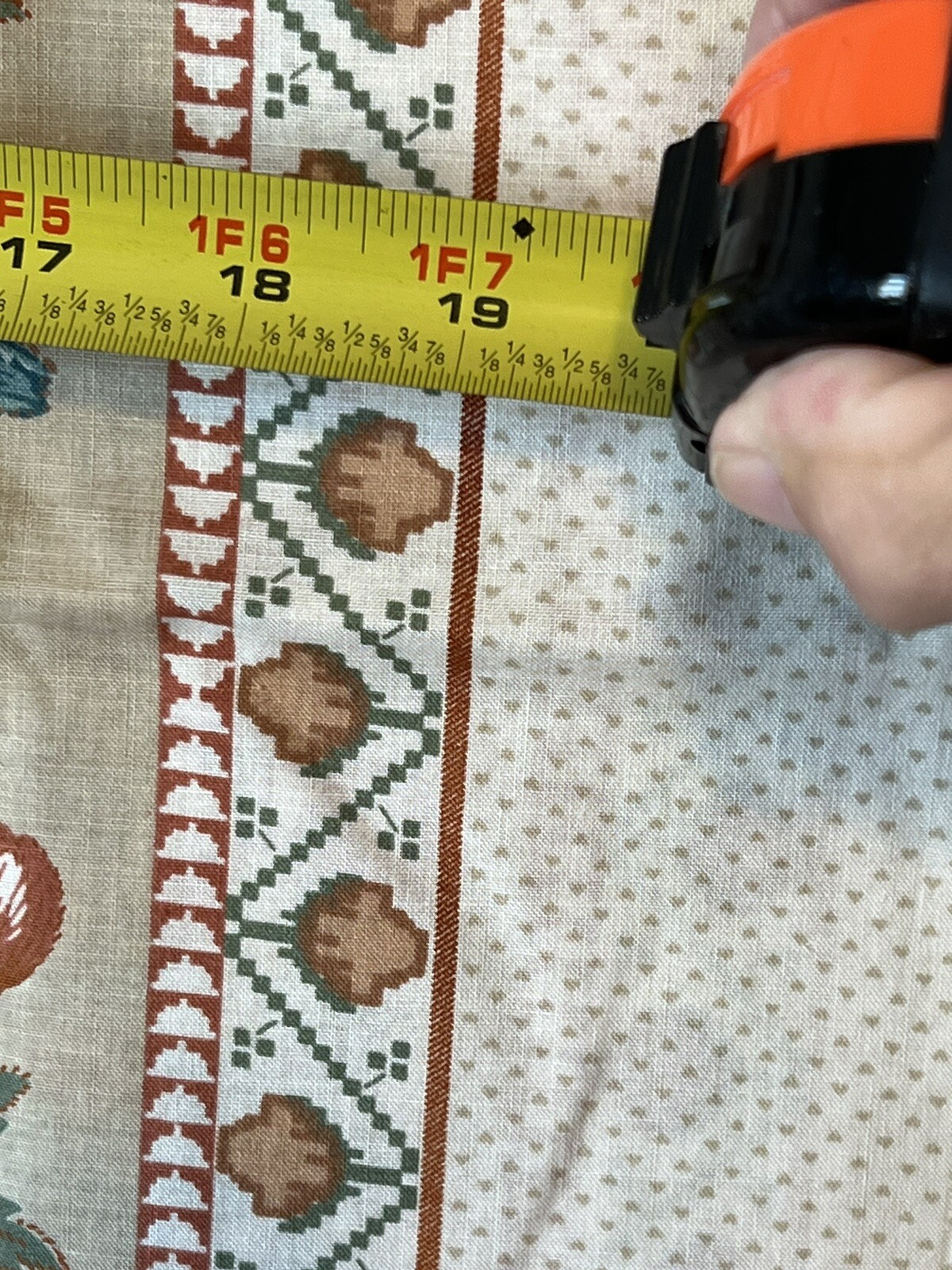 Pillow Making Fabric 2 Sets Folksy Cottage Heart Preowned